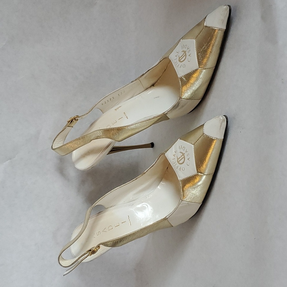 Vintage official casadei blade heel high heels